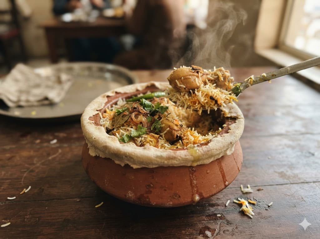 Chicken Matka Biryani
